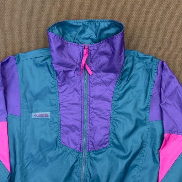 Vintage Columbia Radial Sleeve Full Zip Jacket - Picture 2 of 12